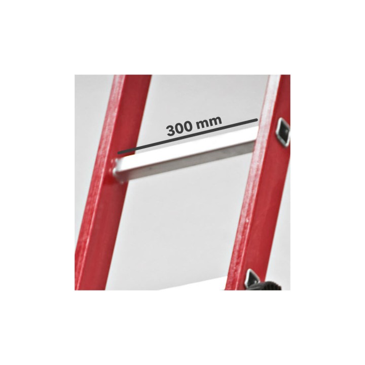Echelle transformable 2 plans mixte fibre / aluminium PROSTEP | L'Echelle Européenne