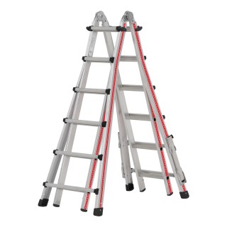 Echelle multiposition télescopique "L'Echelle Européenne" avec stabilisateurs | L'Echelle Européenne