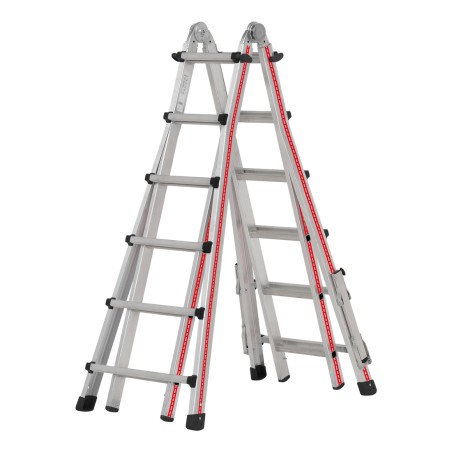 Echelle multiposition télescopique "L'Echelle Européenne" avec stabilisateurs | L'Echelle Européenne
