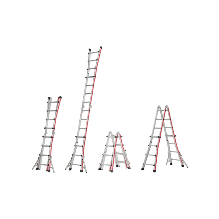 Echelle multiposition télescopique "L'Echelle Européenne" avec stabilisateurs | L'Echelle Européenne