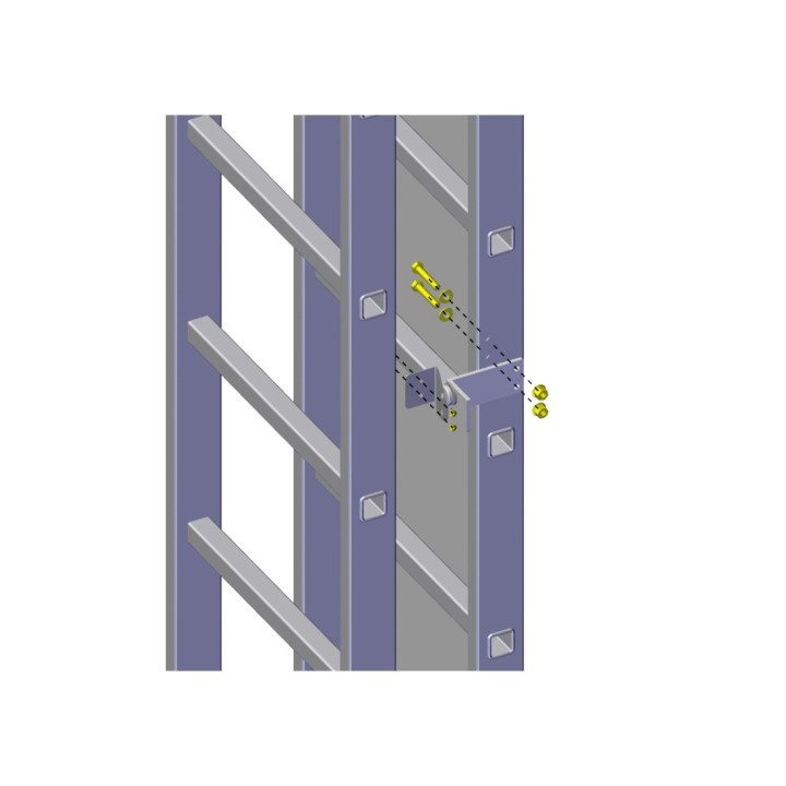 Kit de déport pour porte de condamnation d'échelle à crinoline | L'Echelle Européenne