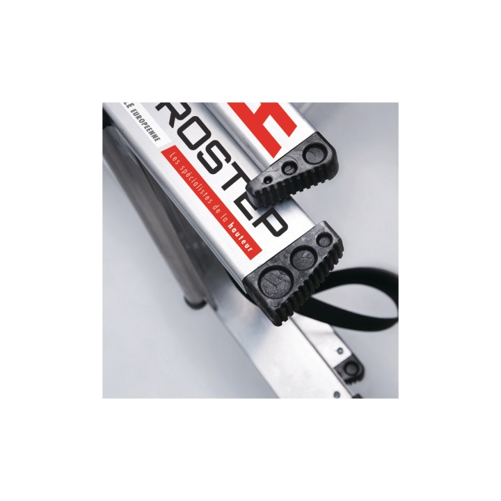 Escabeau simple professionnel marche 80 mm PROSTEP | L'Echelle Européenne