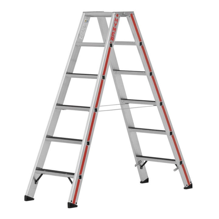 Escabeau double 2x6 marches