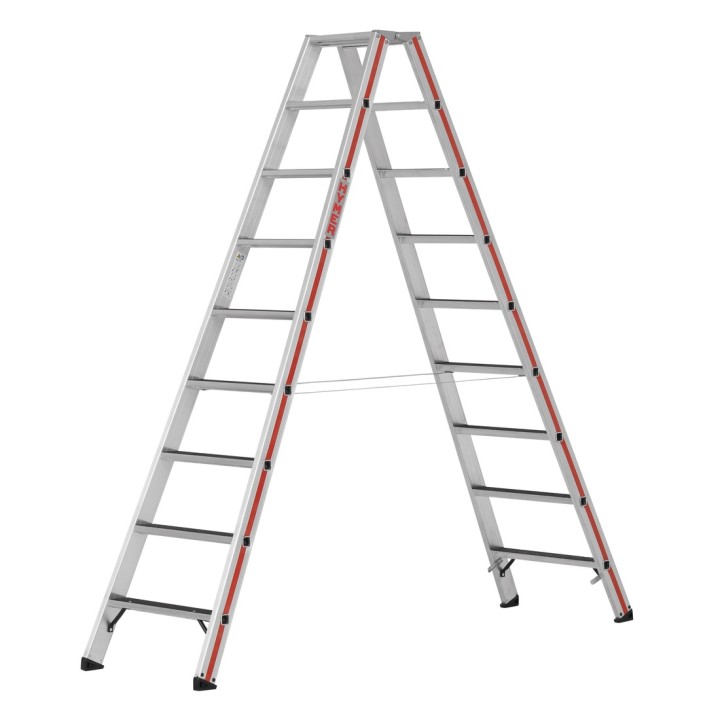 Escabeau double 2x9 marches