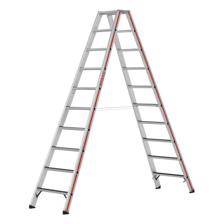 Escabeau double 2x10 marches