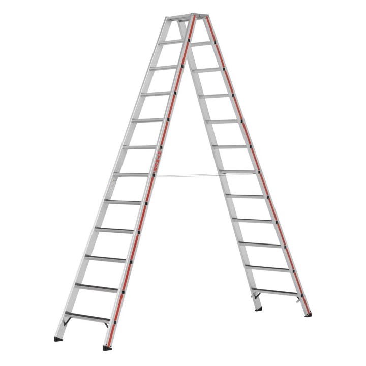 Escabeau double 2x12 marches