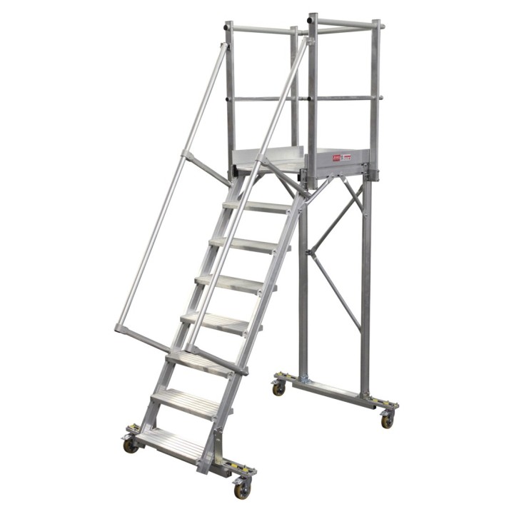 Plate-forme industrielle roulante simple