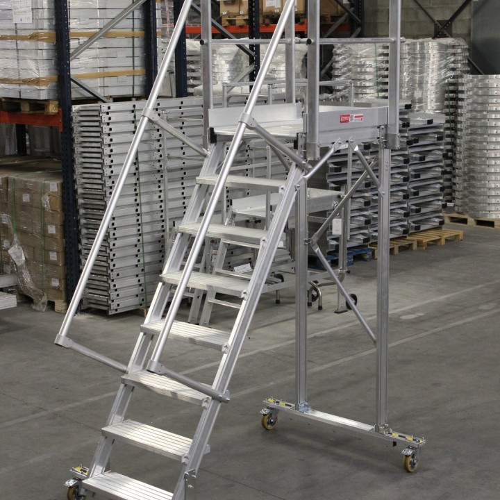 Passerelle industrielle roulante simple RIS | L'Echelle Européenne