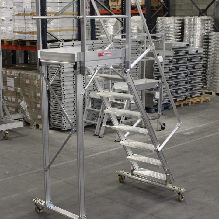 Passerelle industrielle roulante simple RIS | L'Echelle Européenne