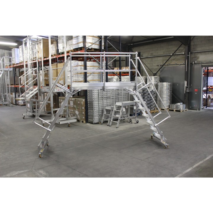 Passerelle industrielle roulante double RID | L'Echelle Européenne