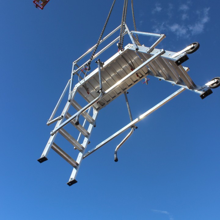 Arrivée du produit sur chantier