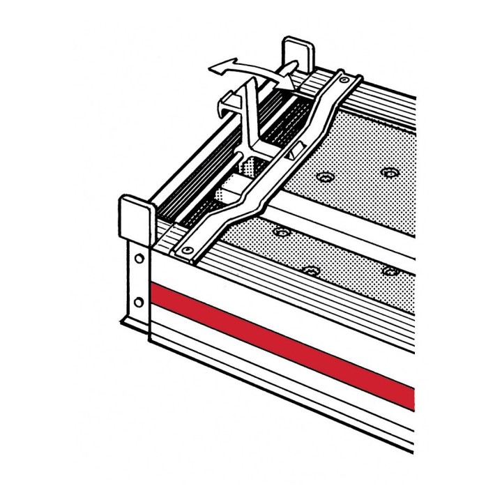Plateau extensible en aluminium | L'Echelle Européenne