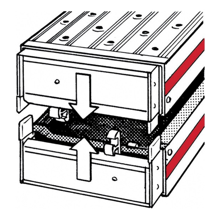 Plateau extensible en aluminium | L'Echelle Européenne