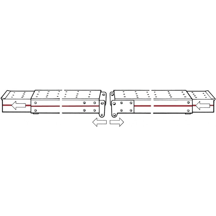 Plateau extensible en aluminium | L'Echelle Européenne