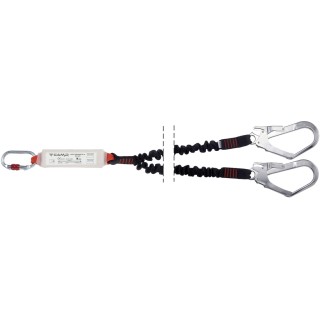 Longe élastique SHOCK ABSORBER REWIND DOUBLE | L'Echelle Européenne