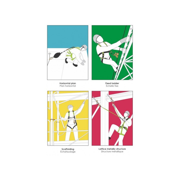 Longe double CURIOSITY-S en corde avec absorbeur d'énergie | L'Echelle Européenne