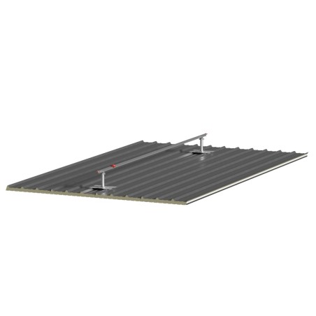 Ligne de vie rail sur panneau sandwich CONEKT PRO | L'Echelle Européenne