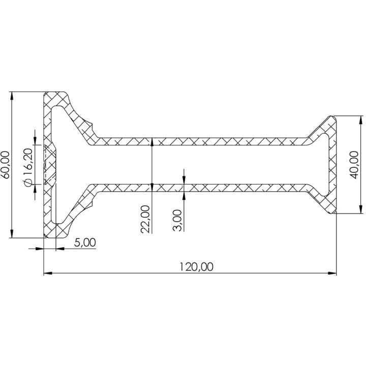 Rail XL alu CONEKT