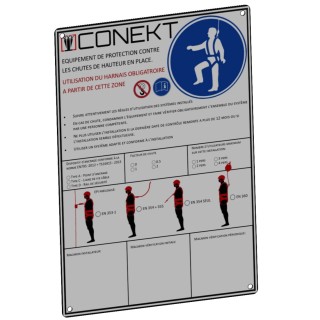 Panonceau à l'accès CONEKT | L'Echelle Européenne