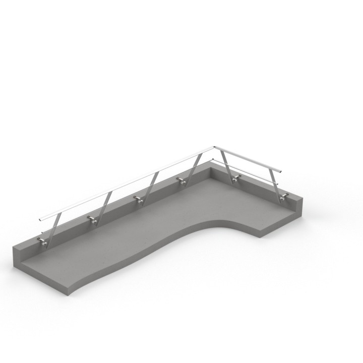 Fixation sabot Z ECO - Version inclinée