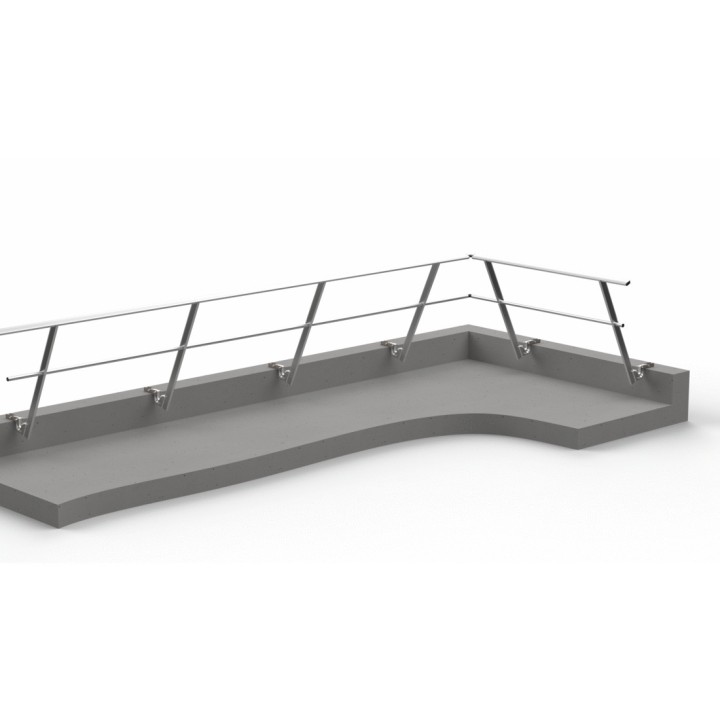 Fixation sabot Z ECO - Version inclinée 25°