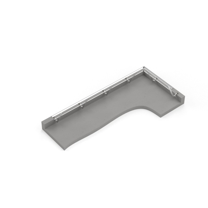 Fixation sabot Z ECO - Version droite