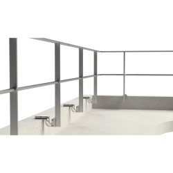 Garde-corps FASTGUARD fixation sur sabot Z0 isolé max 15 mm