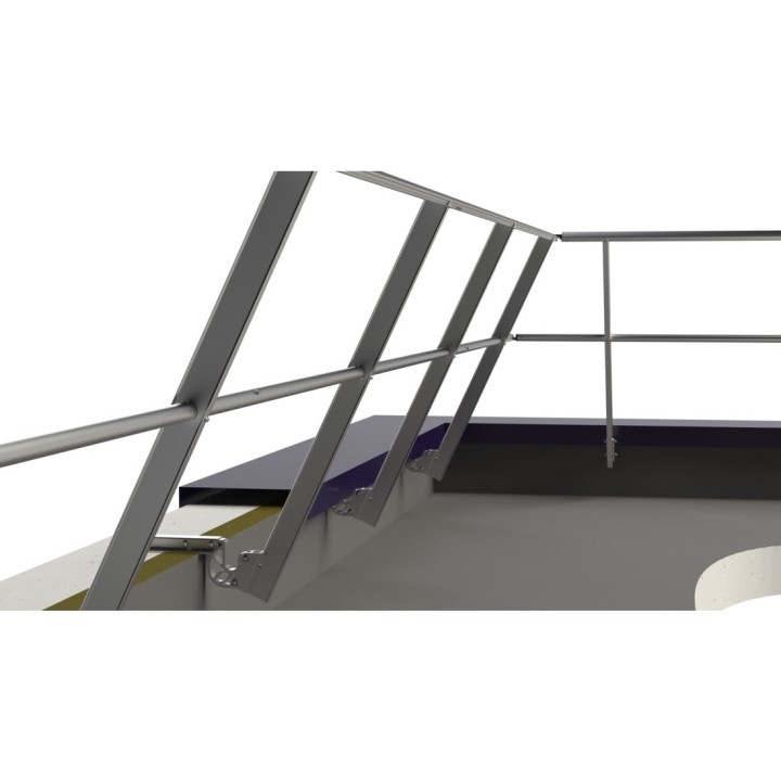 Vue d'ensemble sabot Z100 version inclinée 25°