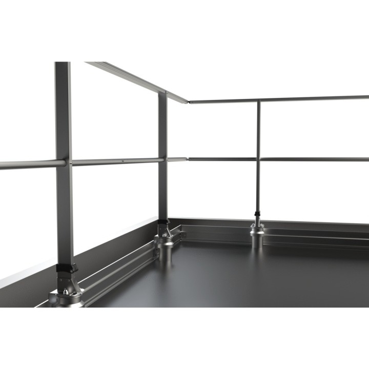 Fixation sur bac étanché version droite