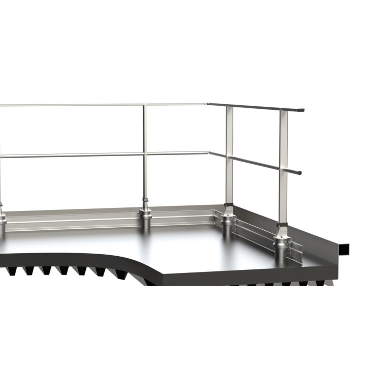 Fixation sur bac étanché version droite