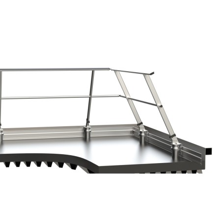 Fixation sur bac étanché version inclinée 25°