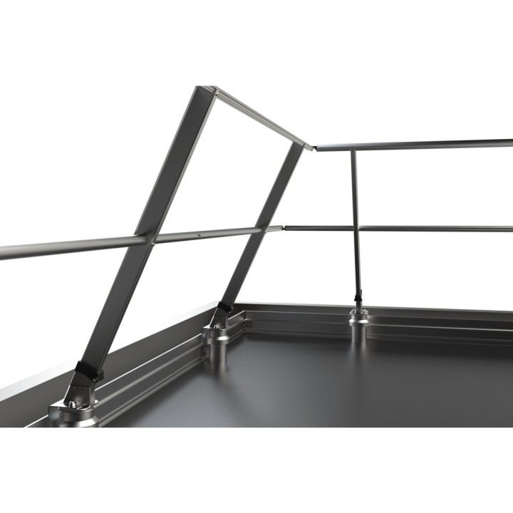 Fixation sur bac étanché version inclinée 25°