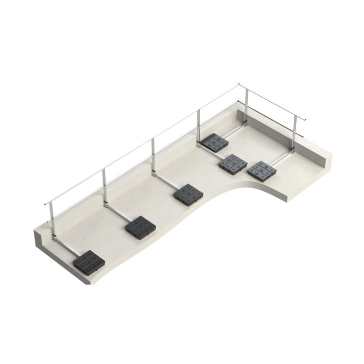 Modèle autoportant montant droit