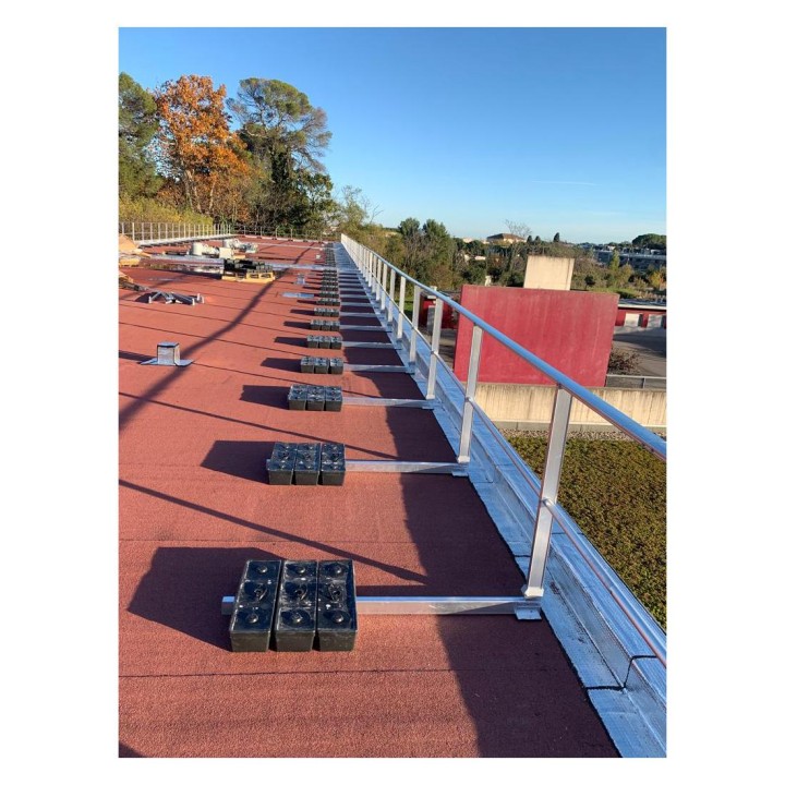 Garde-corps autoportant droit FASTGUARD | L'Echelle Européenne