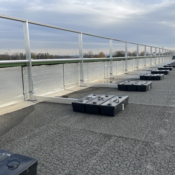 Garde-corps autoportant droit FASTGUARD | L'Echelle Européenne