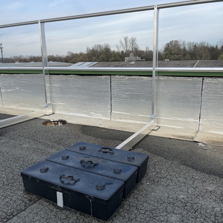 Garde-corps autoportant droit FASTGUARD | L'Echelle Européenne