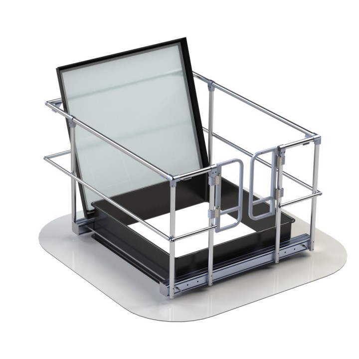 Kit garde-corps pour lanterneau - version accès