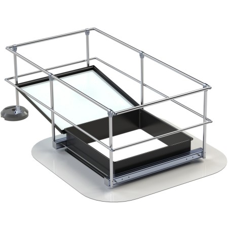 Kit garde-corps pour lanterneau désenfumage