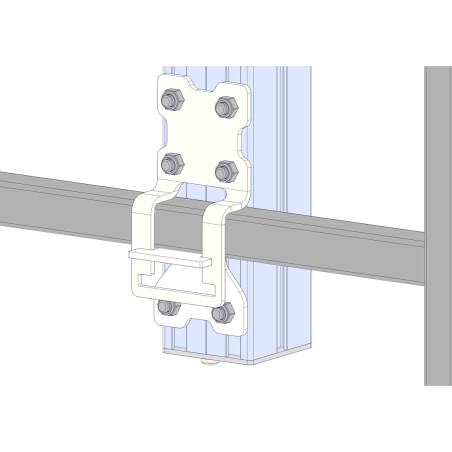 Ancrage singulier pour sortie d'échelle à crinoline | L'Echelle Européenne