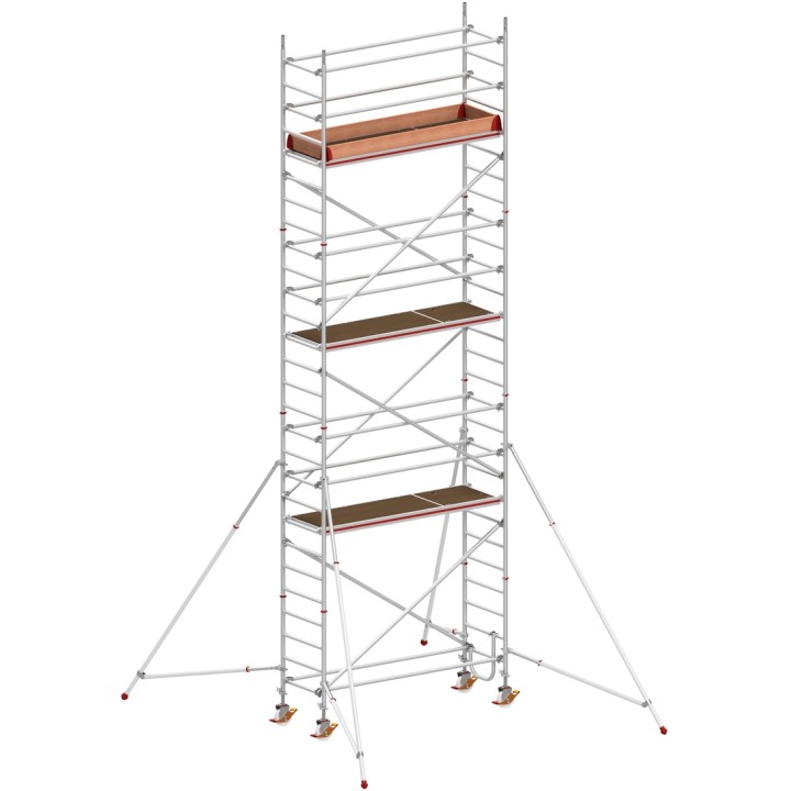 Echafaudage roulant chantier 0.80 m x 2.45 m - MDS | L'Echelle Européenne