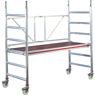 Echafaudage roulant chantier pliant 0.80 m x 1,90 m | L'Echelle Européenne