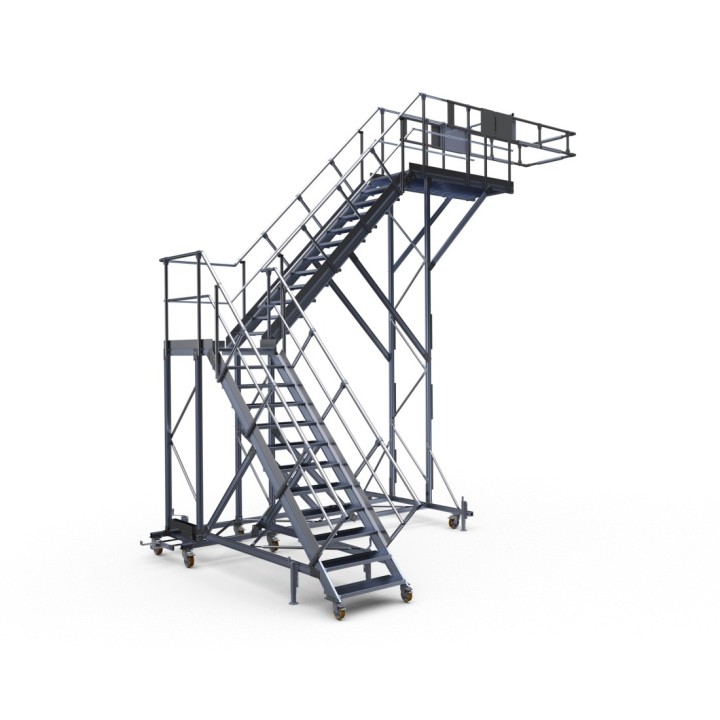 Postes de travail roulants modulaires | L'Echelle Européenne