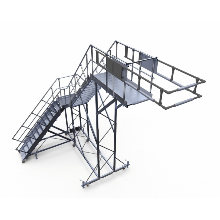 Postes de travail roulants modulaires | L'Echelle Européenne