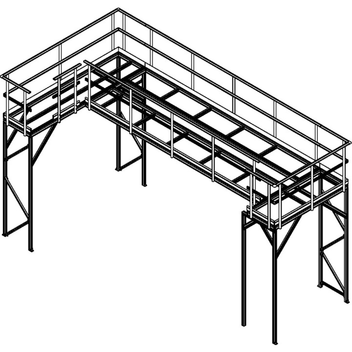 Système de passerelle de travail sur cuve | L'Echelle Européenne