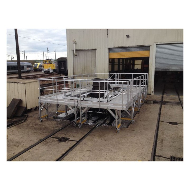 Plate-forme de maintenance de bogies de locomotive pour la SNCF | L'Echelle Européenne