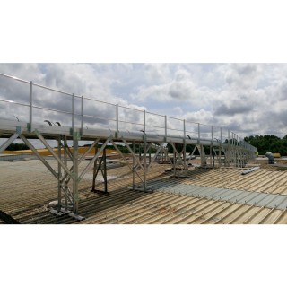 Passerelle de circulation sur toiture bâtiment | L'Echelle Européenne