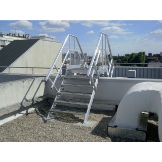 Saut de loup pour passage d’acrotère et de tuyauterie | L'Echelle Européenne