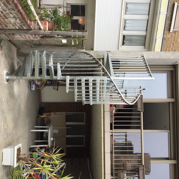 Escalier MUGHETTO ZINC | L'Echelle Européenne