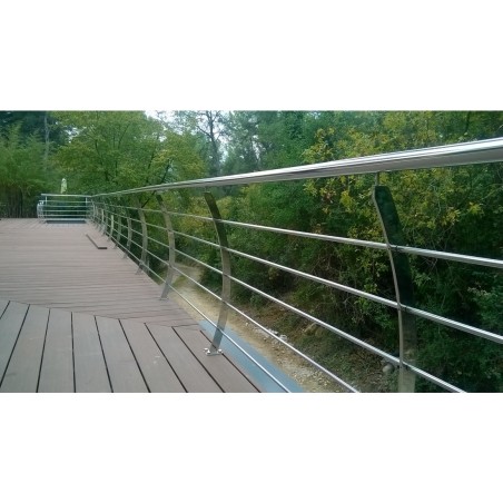 Garde-corps à lisses - Modèle BI ARC | L'Echelle Européenne