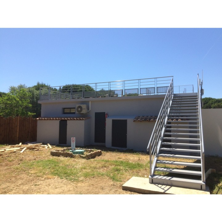 Escalier droit extérieur | L'Echelle Européenne